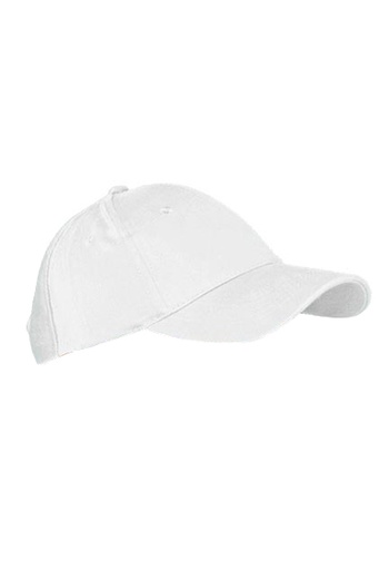 Czapka 6-panelowa CZ 6P BAWEŁNA - White