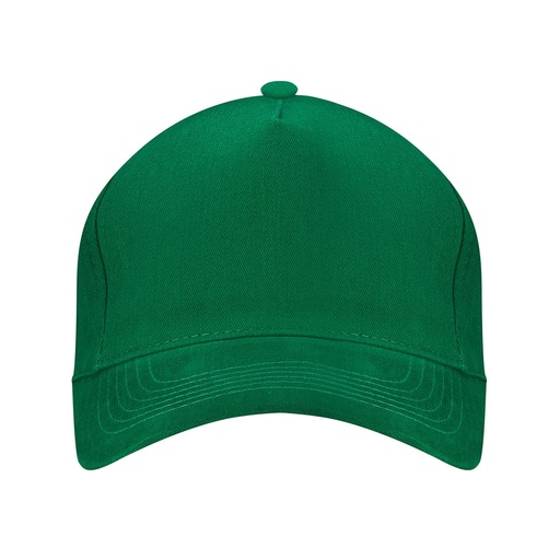 Czapka 5-panelowa z metalowym zapięciem CZA 5P ZAP MET - Kelly Green