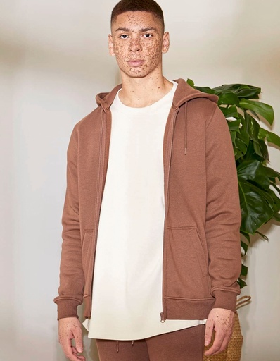 Bluza z Kapturem Szczotkowana BY012 - Light Asphalt