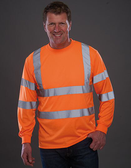 Hi-Vis Long Sleeve T-Shirt YOKO HVJ420 - Robocza