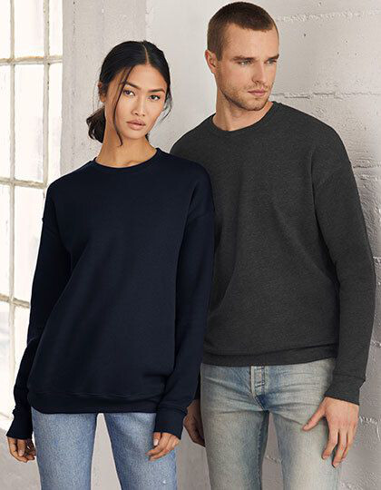 Unisex Sponge Fleece Drop Shoulder Sweatshirt Canvas 3945 - Bluzy