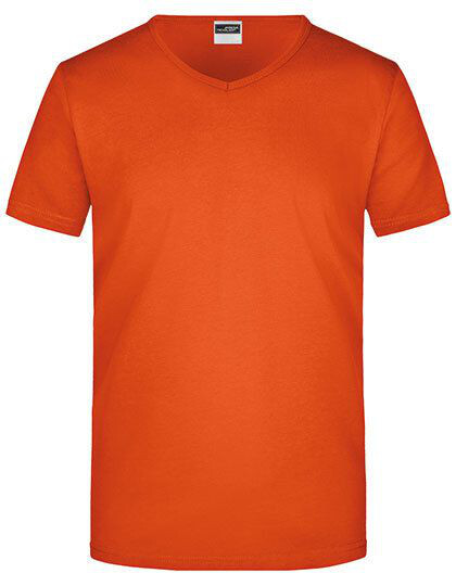 Men´s Slim Fit V-T James&Nicholson JN912 - Dekolt w kształcie V