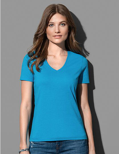 Classic-T V-Neck Women Stedman® ST2700 - Dekolt w kształcie V