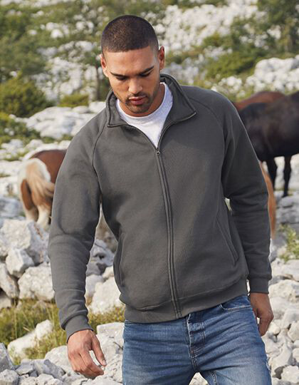 Classic Sweat Jacket Fruit of the Loom 62-230-0 - Na zamek / guziki