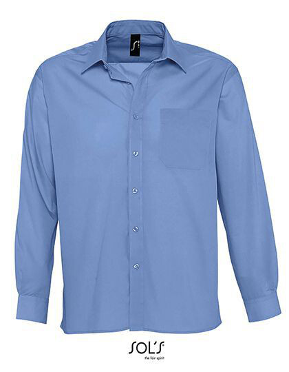 Popeline-Shirt Baltimore Long Sleeve SOL´S 16040