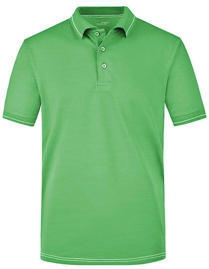 Men´s Elastic Polo James&Nicholson JN 569 - Z krótkim rękawem