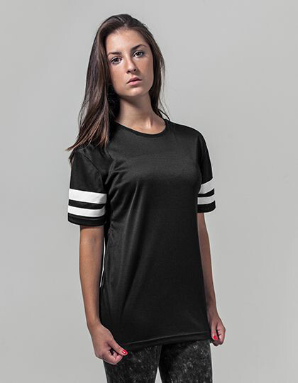 Ladies´ Mesh Stripe Tee Build Your Brand BY033