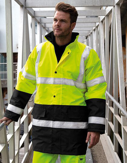 Motorway 2-Tone Safety Coat Result Safe-Guard R452X - Robocza