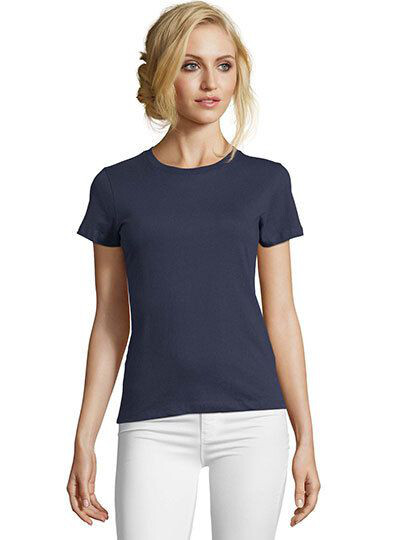 Women´s Round Neck Fitted T-Shirt Imperial SOL´S 02080 - Koszulki damskie