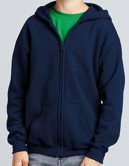 Heavy Blend™ Youth Full Zip Hooded Sweatshirt Gildan 18600B