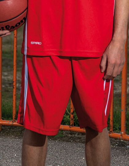 Men´s Basketball Quick Dry Short SPIRO S279M - Męskie koszulki sportowe