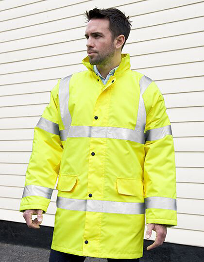 High Vis Motorway Coat Result Safe-Guard R218X - Robocza