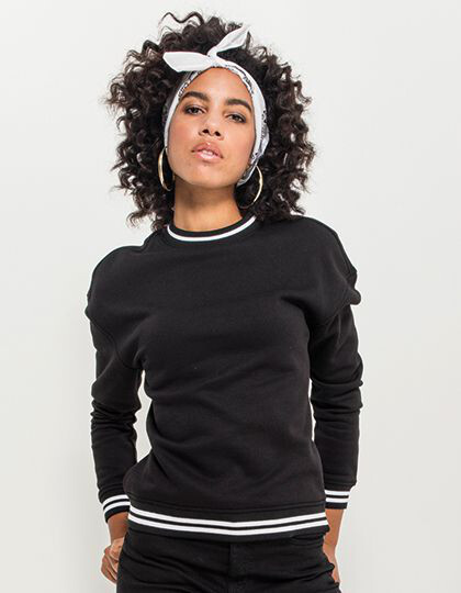 Ladies´ College Sweat Crew Build Your Brand BY105 - Bluzy