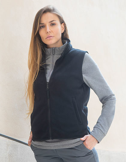 Damska Kamizelka Micro-Fleece Henbury H856 - Na zamek