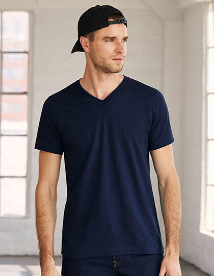 Unisex Jersey Short Sleeve V-Neck Tee Canvas 3005 - Fashion