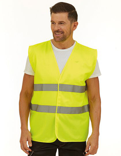 Hi-Vis 2 Bands Waistcoat YOKO HVW102 - Kamizelki