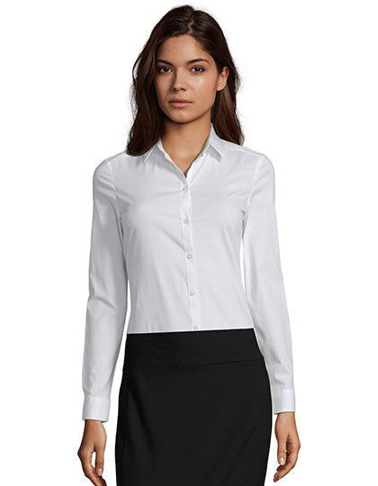 Women´s Long Sleeve Stretch Shirt Blake SOL´S 01427 - Korporacyjna