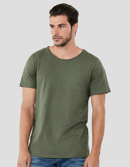 Men´s Jersey Raw Neck Tee Canvas 3014 - Okrągły dekolt