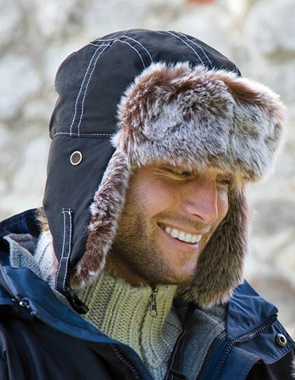 Classic Sherpa Hat Result Winter Essentials RC056X - Czapki zimowe