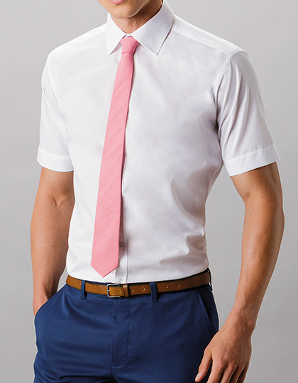 Koszula Slim Fit Business Shirt Short Sleeved Kustom Kit KK191