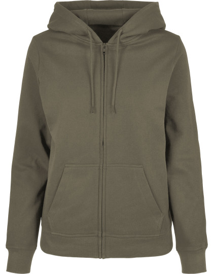 Ladies Basic Zip Hoody Build Your Brand Basic BB009