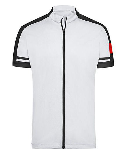 Men´s Bike-T Full Zip James&Nicholson JN 454 - Odzież rowerowa