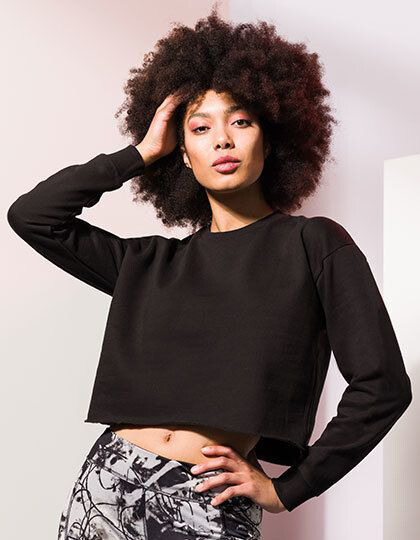 Women´s Cropped Slounge Sweat SF SK515 - Wkładane przez głowę