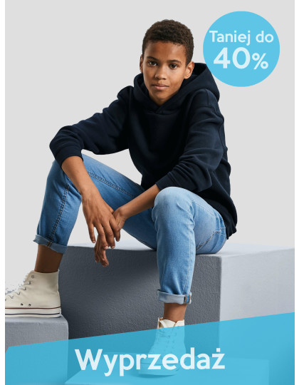 Kids Authentic Hooded Sweat - Wyprzedaż Russell 