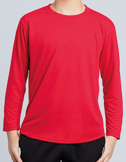 Koszulka Performance Long Sleeve Youth Gildan 42400B - Damskie koszulki sportowe