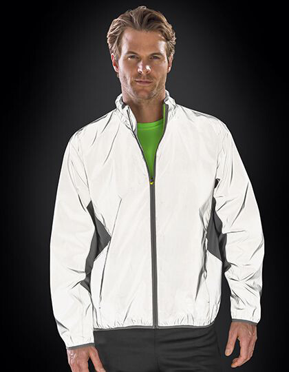 Luxe Reflectex Hi-Vis Jacket SPIRO S266X - Sportowa