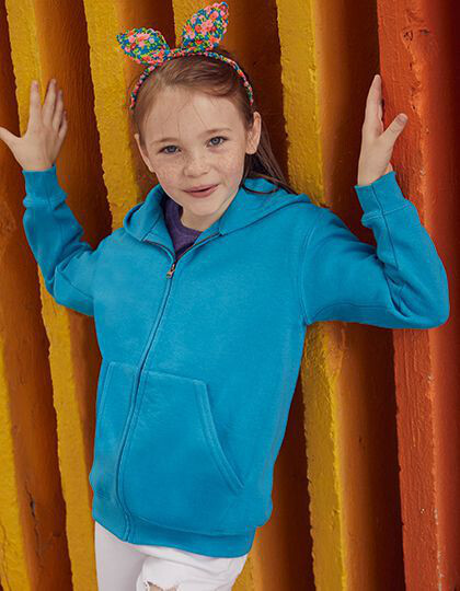 Kids´ Classic Hooded Sweat Jacket Fruit of the Loom 62-045-0 - Odzież sportowa