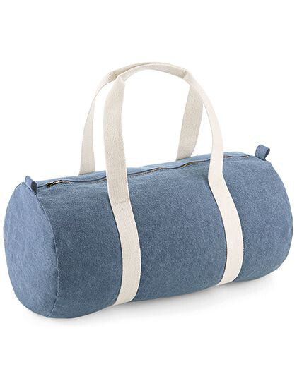 Denim Barrel Bag BagBase 