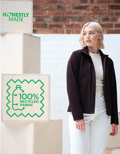 Honestly Made Recycled Womens Full Zip Fleece Regatta Honestly Made TRF628 - Odzież reklamowa