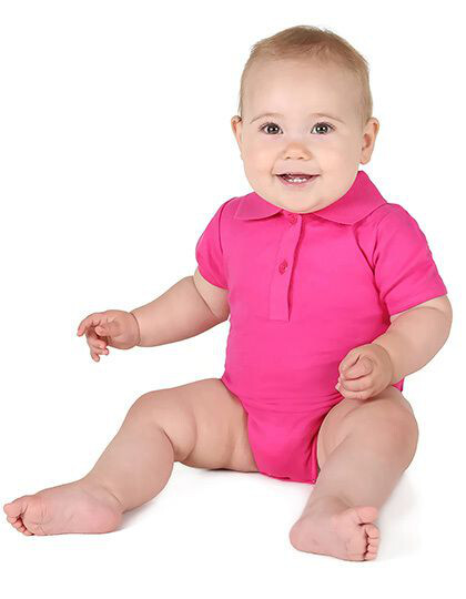 Bio Bodysuit With Polo Shirt Neck Link Kids Wear ROM30