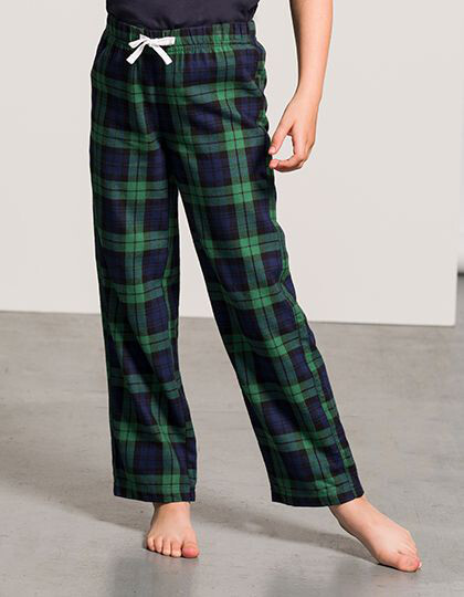 Kids´ Tartan Lounge Pants SF SM083 - Piżamy