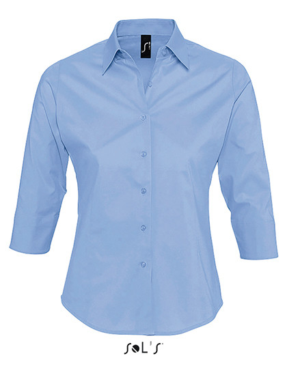 Damska bluza Stretch-3/4-rękaw Effect SOL´S 17010 - Koszule damskie