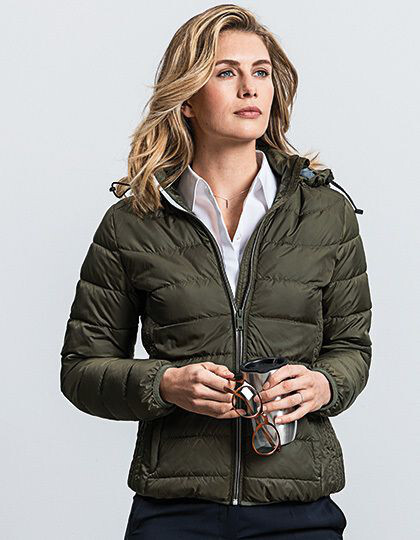 Ladies´ Hooded Nano Jacket Russell R-440F-0 - Kurtki