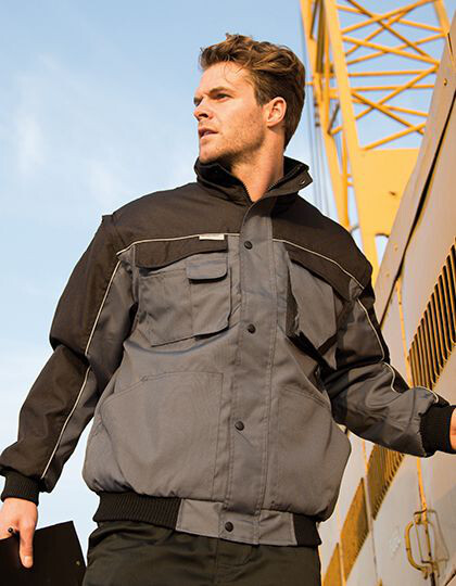 Zip Sleeve Heavy Duty Jacket Result WORK-GUARD R71X