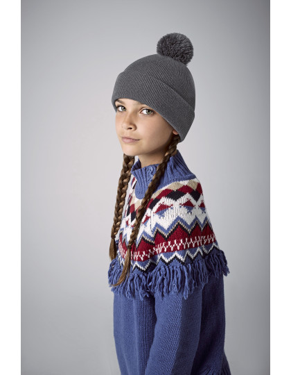 Junior Original Pom Pom Beanie Beechfield B426B - Czapki