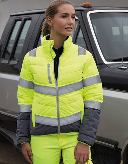 Women´s Soft Padded Safety Jacket Result Safe-Guard R325F - Robocza