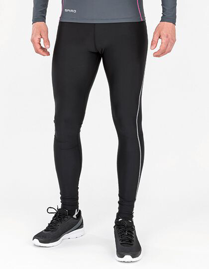Men´s Bodyfit Base Layer Leggings SPIRO S251M - Spodnie treningowe