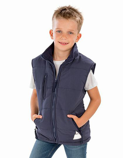 Junior Ultra Padded Bodywarmer Result R88J - Kurtki