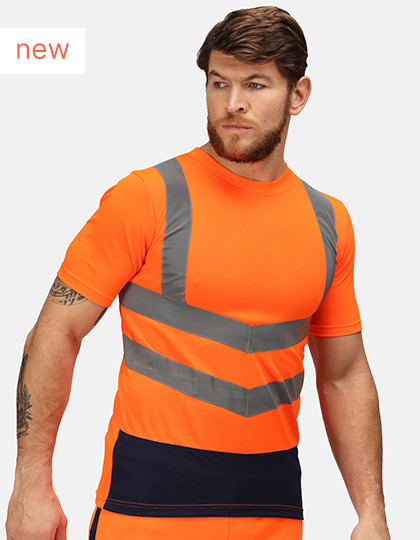 Pro Hi-Vis Short Sleeve T-Shirt Regatta High Visibility TRS194 - Odzież Robocza