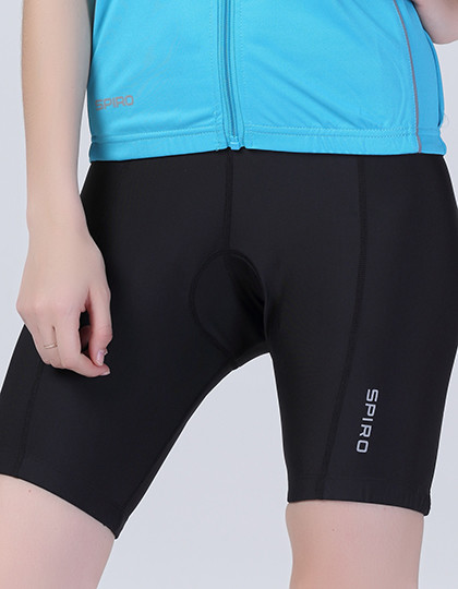 Ladies Padded Bikewear Shorts SPIRO S187F - Spodnie treningowe