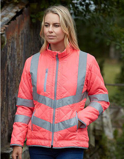 Hi-Vis Kensington Jacket With Fleece Lining YOKO HVW706