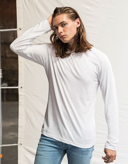 Long Sleeve Tri-Blend T Just Ts JT002 - Koszulki męskie