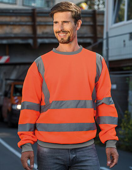 Hi-Vis Workwear Sweatshirt Limerick Korntex KXSW