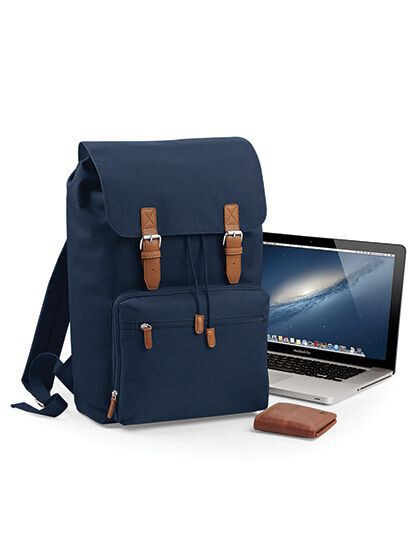 Vintage Laptop Backpack BagBase BG613