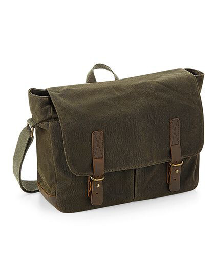 Heritage Waxed Canvas Messenger Quadra QD653 - Akcesoria