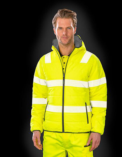 Recycled Ripstop Padded Safety Jacket Result Genuine Recycled R500X - Kurtki